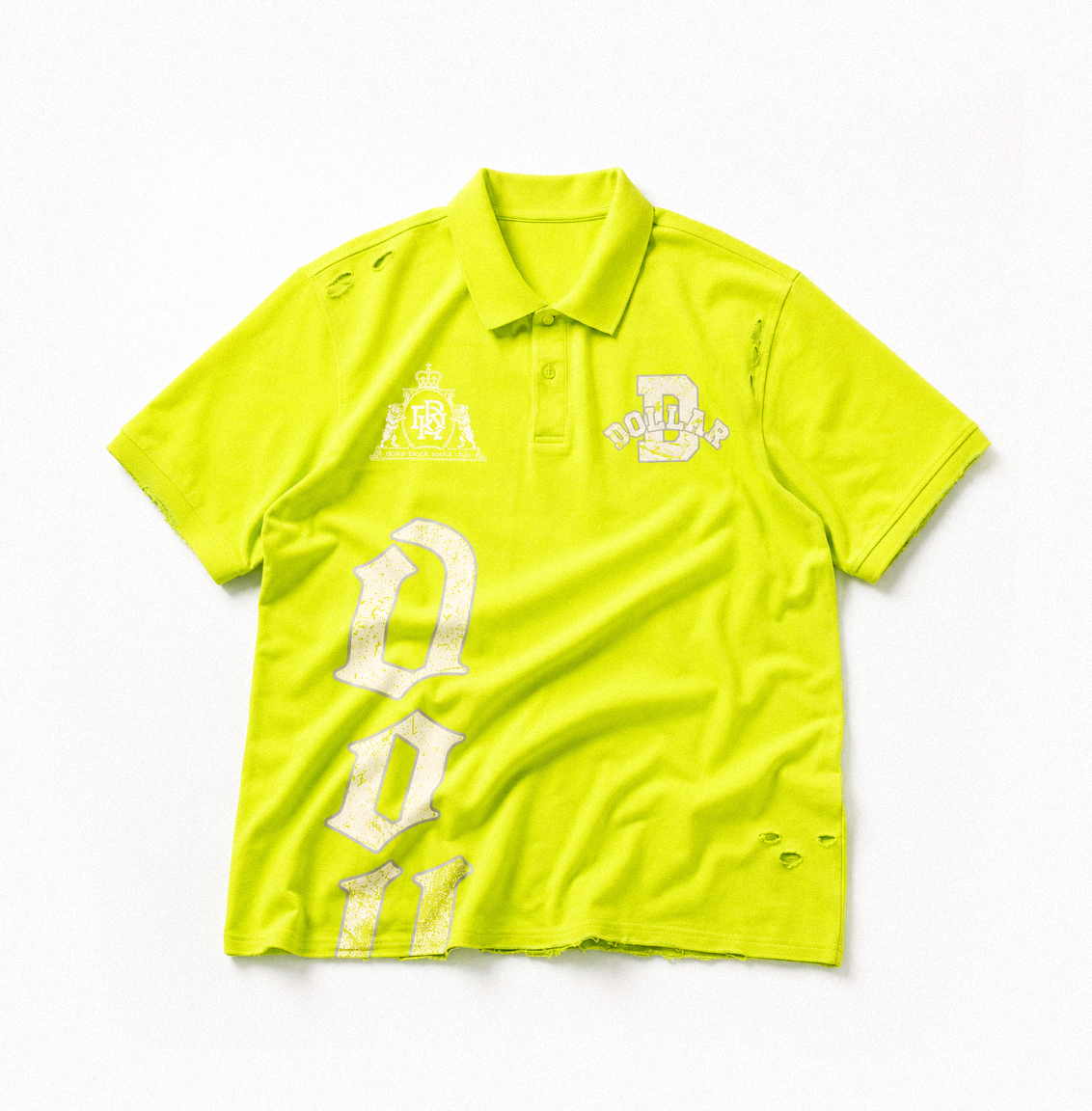 Polo Bulldog con aplicaciones de chenilla para Dollar Rich Kidz