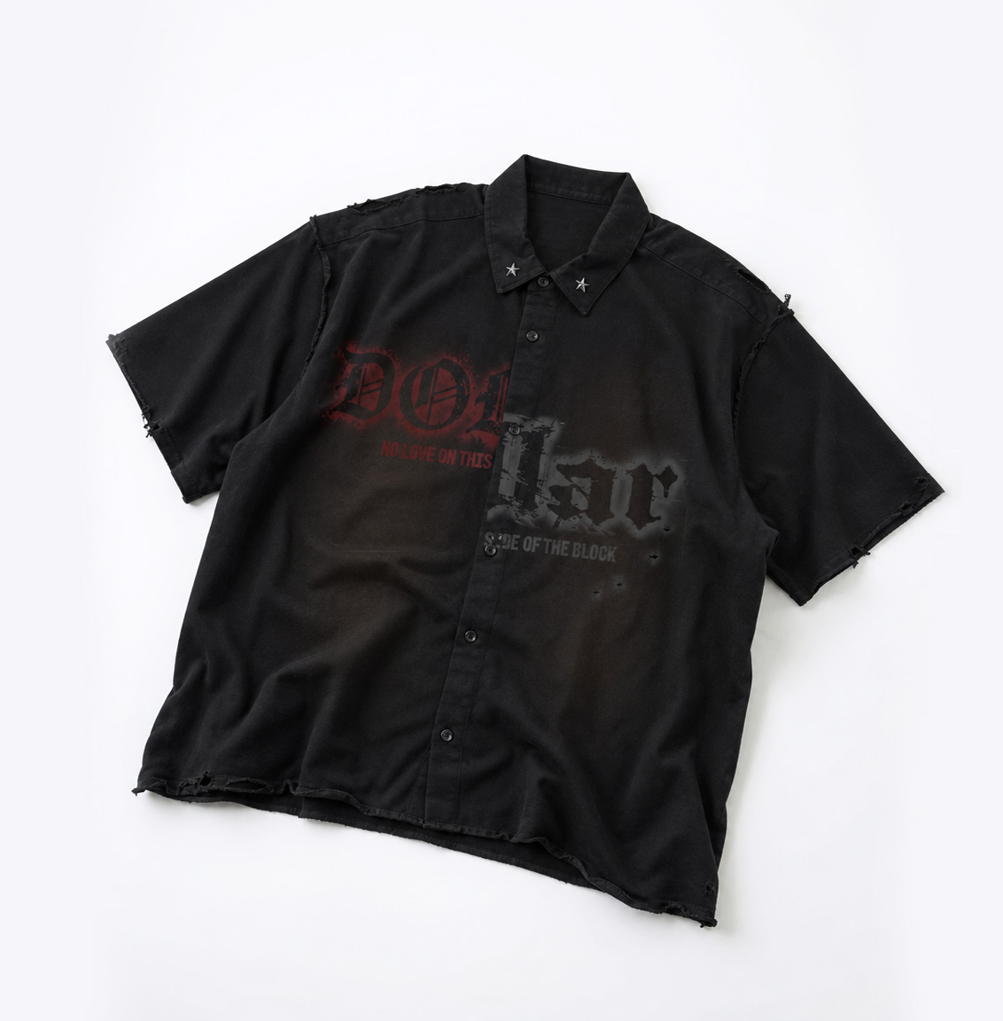 Camisa negra Doberman para Dollar Rich Kidz