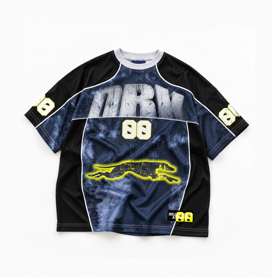 Camiseta de fútbol azul Galgo para Dollar Rich Kidz