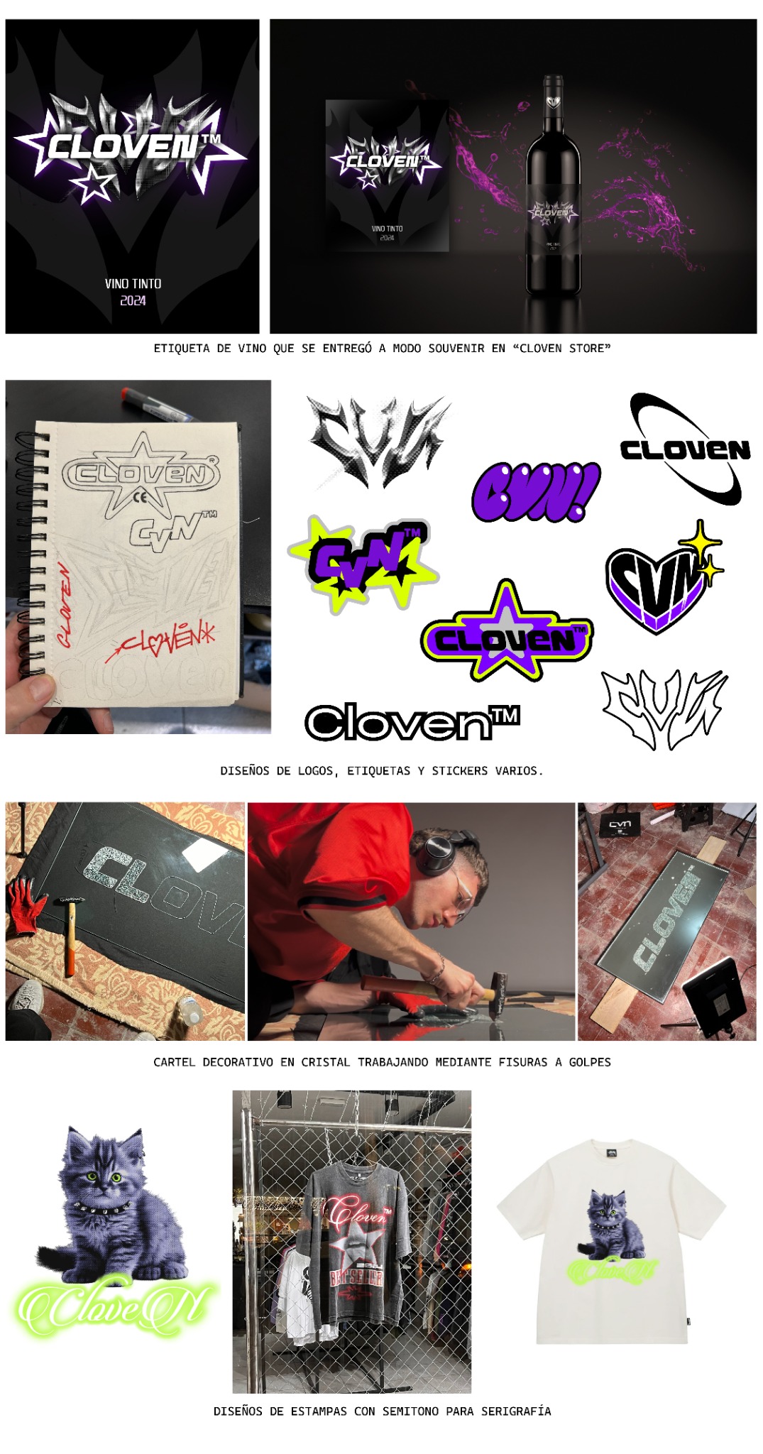 Diseños gráficos y estampas para remeras